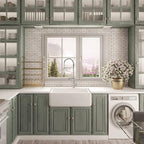 Fapully Commercial Kitchen Sink Faucet, Pull-Down Sprayer Kitchen Faucets Brushed Nickel