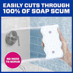 Mr. Clean Magic Eraser Sponge, Bathroom Cleaner, Shower Cleaner, Tub Cleaner, Soap Scum Remover, Bathroom Cleaning Supplies, Dawn Cleaning Power with Febreze Lavender Scent, Ultra Bath, 5ct