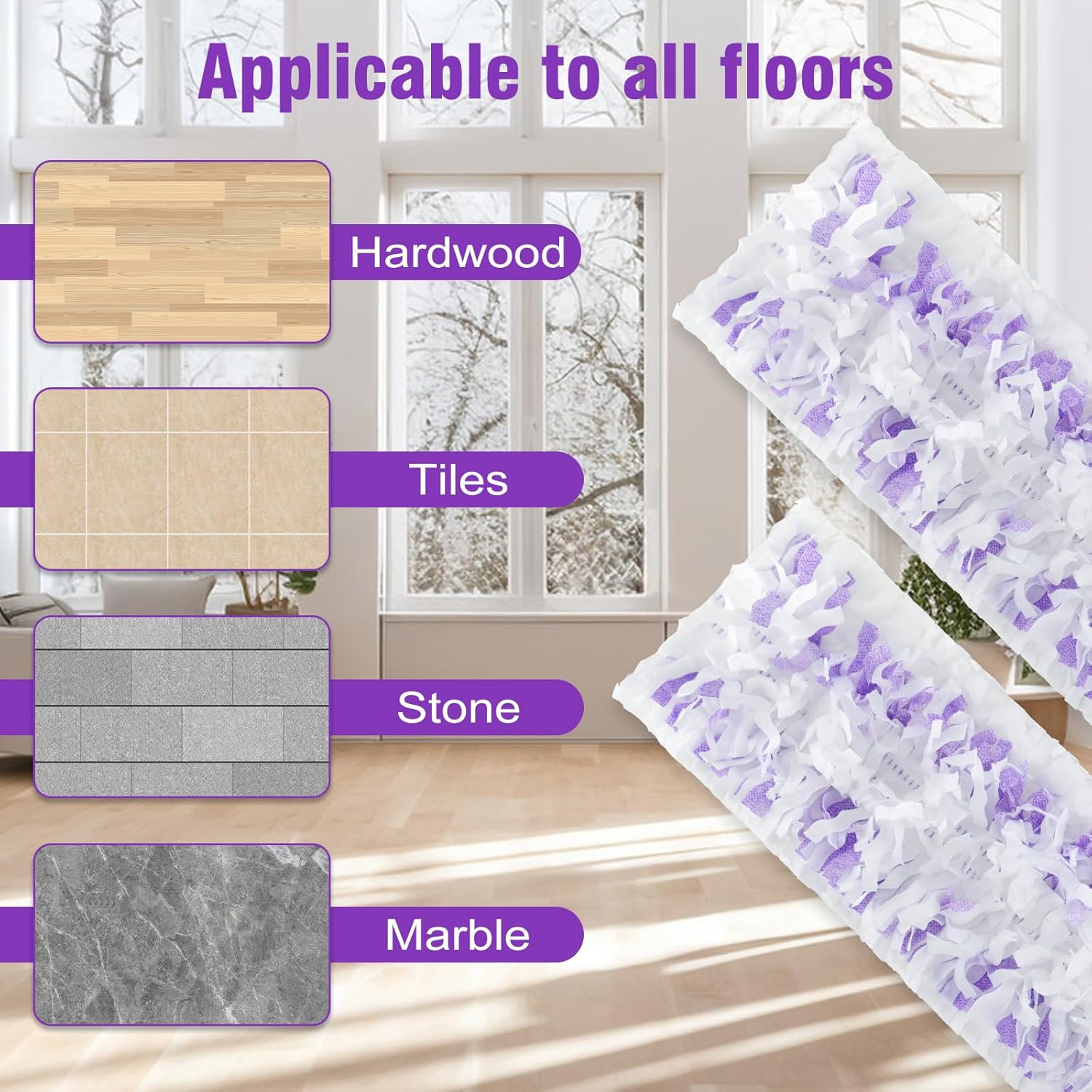 30 Pack Disposable Power Mop Refills Pads for Swiffer Powermop,Swifter Wet Pads Refill,Disposable Mop Pads Swifters for Wood Floors,Multi-Surface Mopping Pads Refills for Floor Cleaning