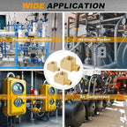 KOOTANS 4 Pack Brass Tee Fittings 1/8" NPT Female to 1/8" NPT Female to 1/8" NPT Male Barstock Street Tee Fittings 3 Way Brass Pipe Fitting