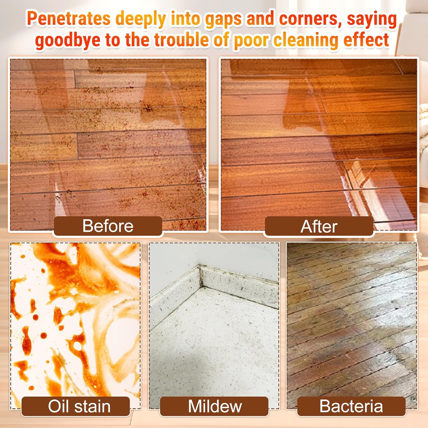 Solubril Tile Cleaner - Solubril Original floor cleaner,Multipurpose Powerful Stain Removing Tile Cleaner Liquid,Heavy Duty Floor Cleaner for Multi-Surface Use,Bathroom,Kitchen,Floors,Easy to Rinse