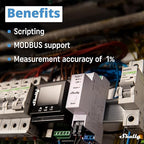 Shelly Pro 3EM (120A) | Wi-Fi & LAN, 3-Phase Smart Energy Meter | 2-Way Consumption | Home Automation | Bluetooth Gateway | Compatible with Alexa & Google Home | No Hub Required | Solar Panels