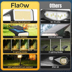 Solar Spot Lights Outdoor, [10 pack/118 LED] 4 Modes Auto On/Off Solar Landscape Spotlights, Ip67 Waterproof Solor Powered Pathway Lights for Outside Yard Garden Walkway Tree Patio (Warm White)