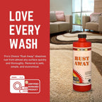 Pro's Choice Rust Away Rust Remover - Powerful Stain Remover & Rust Cleaner - Rust Stain Remover for Carpets, Upholstery, and Surfaces - Bathroom Stain Remover for Multiple Surfaces (16 fl. oz)