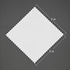 50pcs Jewelry Cleaning Cloth Polishing Cloth for Sterling Silver Gold Platinum Small Polish Cloth (3" x 3")