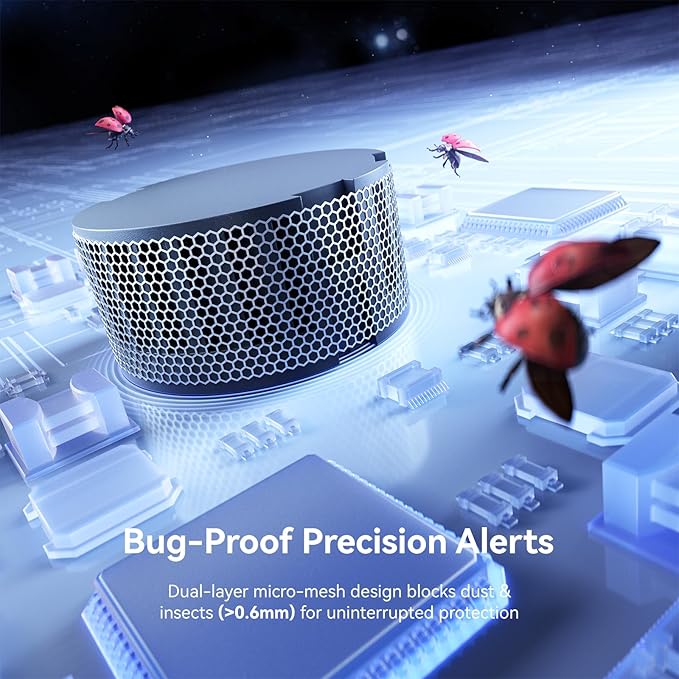 SITERWELL Smoke Detector, Hardwired Interconnected Smoke Detector, Photoelectric Smoke Alarm with 9V Backup Battery, Fire Alarm with Test/Silence Button, UL217-10th Listed, GS562A, 8 Packs