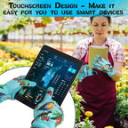 Leather-Gardening-Gloves for Women,Thorn-Proof Work-Gloves for Weeding,Digging,Planting,Pruning Yard garden Gloves