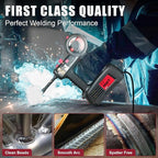 AWT 100A Handheld MIG Welder Machine,110V Flux Core MIG Welder Machine,Portable Gasless MIG Welding Machine,Hand Held Inverter Wire Feed Welder