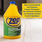 ZEP All-Purpose Carpet Shampoo Concentrate 128 ounce ZUCEC128 (Case of 4)
