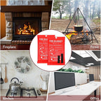 Jerify 12 Pack Fire Blanket for Home Emergency Fire Blanket 47 x 47 Inch Kitchen Fire Suppression Blanket Fiberglass Fire Blanket Flame Retardant Protection and Heat Insulation (Red)