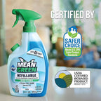 Mean Green Refillable Ultra Powered CONCENTRATE Glass Cleaner, Fresh, 14.3 Ounce