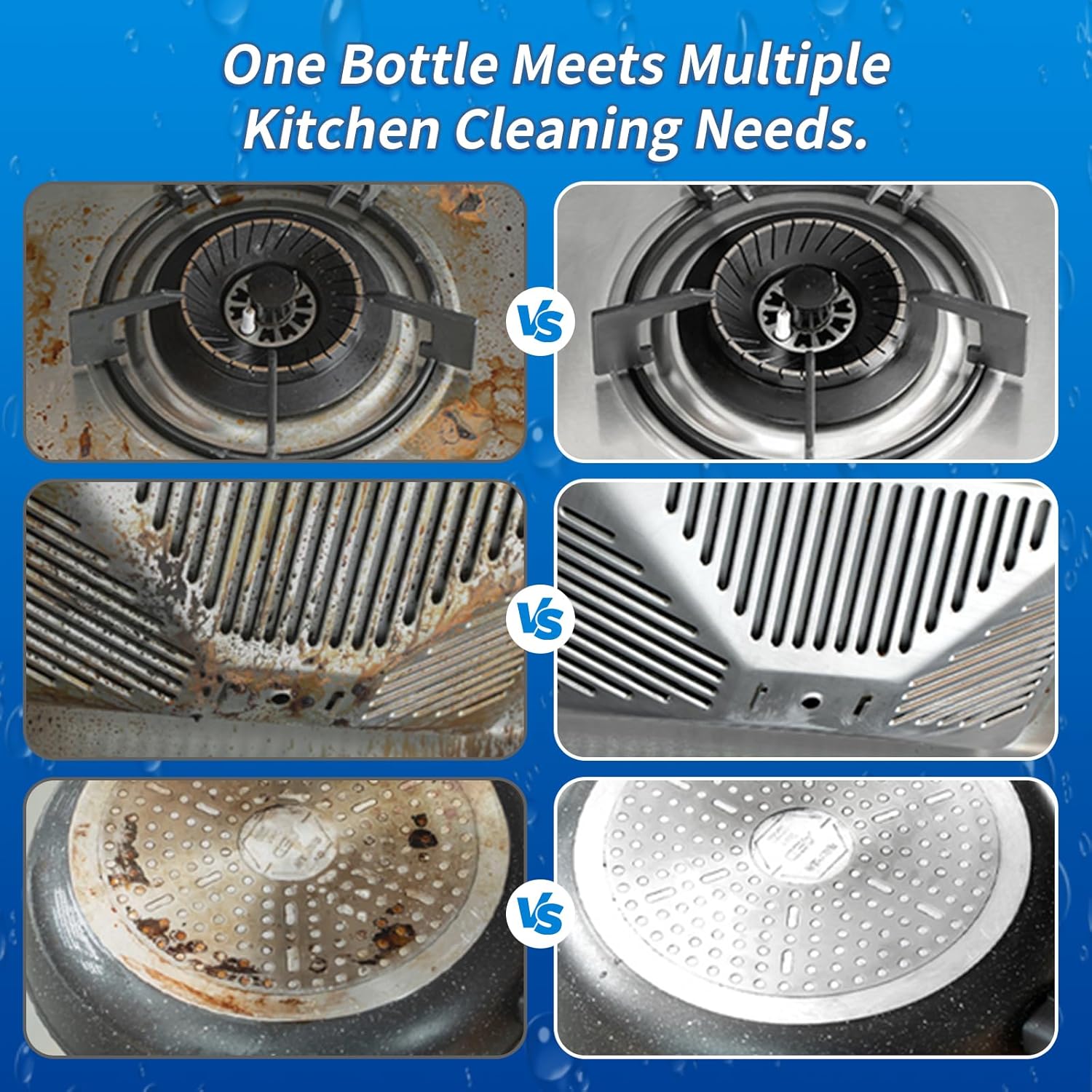 Spray Splash Cleaner, 2026 New Multi Purpose Cleaning Spray, Upgraded Foam Sprays for Ovens, Powerful Degreaser Sprays for Kitchen, Convenient Handheld Cleaner for Home Family (2PCS)