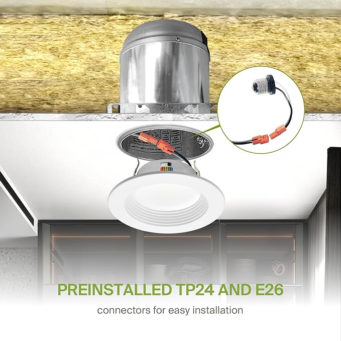 ASD 4 Inch Retrofit LED Recessed Lighting | Metal Trim White 10W 849LM 120V 2700K-5000K Adjustable Ceiling Downlights | Triac Dimmable Wet Rated Room Can Lights, ETL Energy Star