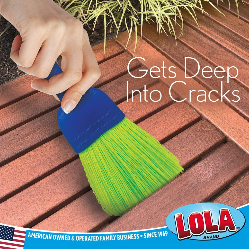 LOLA Whisk Broom, Hand Brush, 72 Pack, Durable Bristles, Whisks Away Dirt & Debris, Compact, Hang Hole for Easy Storage, Indoor/Outdoor