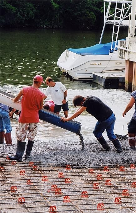 Hercules 1-1/2" Rebar Chair - (50 Count) Superior Strength & Quality Concrete Snap Rebar Chair For #4 Rebar