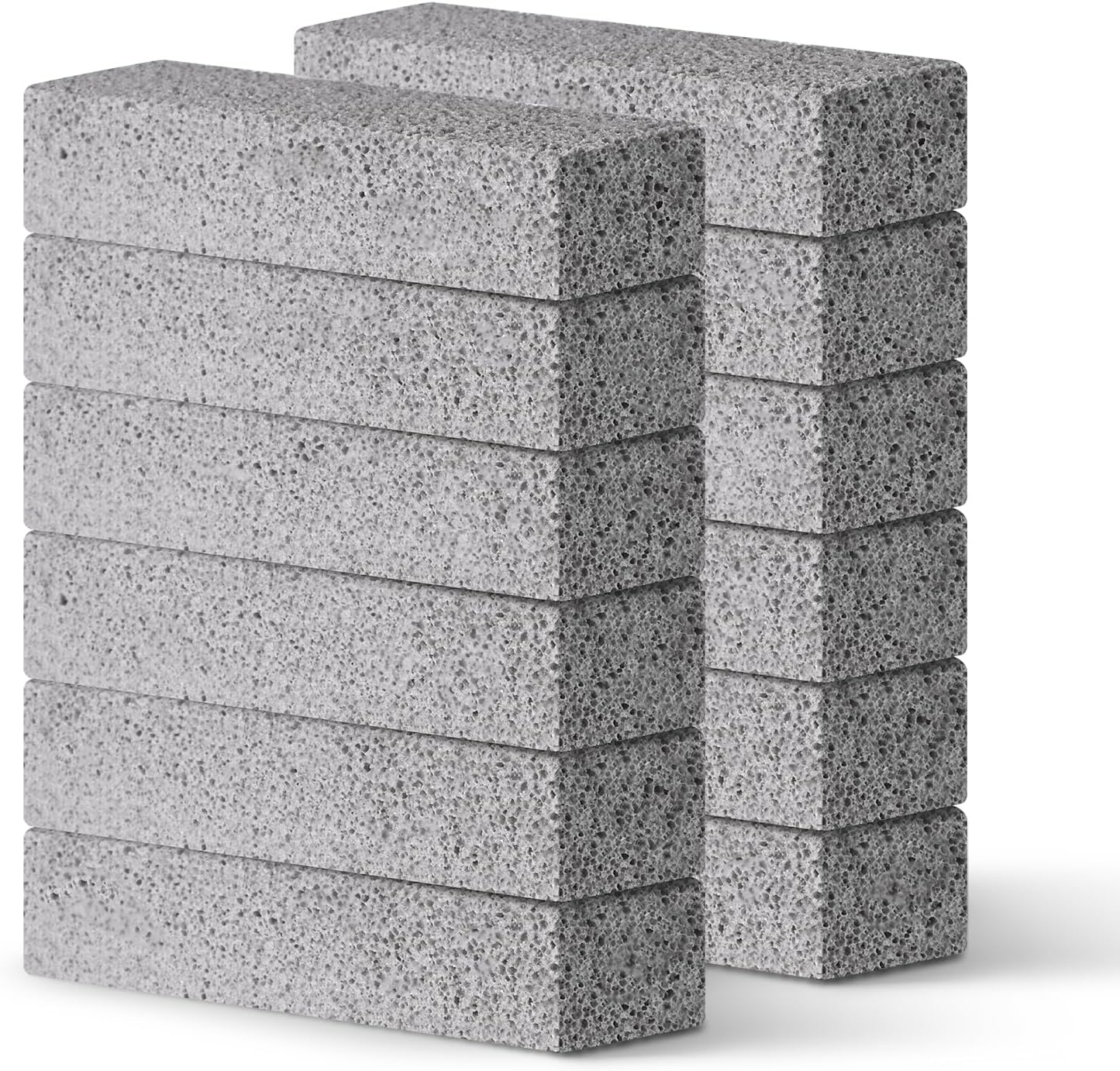 12Pack Pumice Stone for Toilet Cleaning Bowl Stick,Powerfully Cleans Hard Water Rings, Calcium Buildup & Stains, Suitable for Cleaning Toilet, Bathtubs, Kitchen Sink, Grill