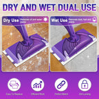 40Pack Mopping Pad Refill for swiffer Wetjet Mop Compatible with swiffer Wet Pads Refill Replacement for swiffer Wet Jet Pads Disposable Multi Surface Floor Mop Pads, Thickness & Absorbent