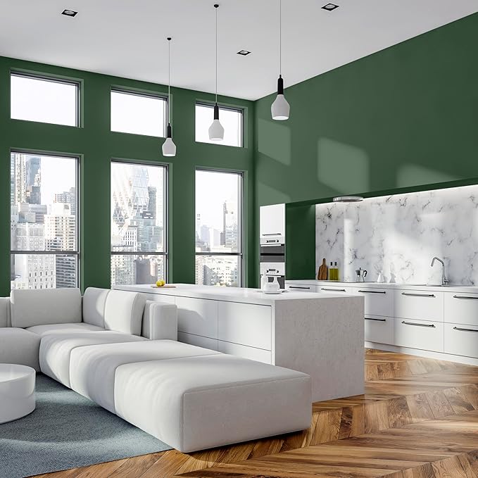 Rust-Oleum Color Spark Interior Paint and Primer in One, Eggshell, Sequoia Grove, 1 Gallon