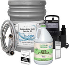 Tankless Water Heater Flush Kit with Gallon Concentrated Vinegar, Dilutes to 4 Gallons