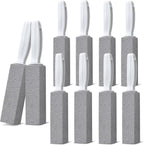 Emycool Pumice Stone Toilet Bowl Cleaner, 10 Pack Toilet Pumice Stone with Handle for Toilet Cleaning Toilet, Bathtubs, Sinks, Swimming Pools, Grills