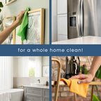 S&T INC. 150 Pack Microfiber Cleaning Cloth, Bulk Towels for Home, Reusable Microfiber Towels for Cars, Cleaning Rags, Assorted, 11.5 Inches x 11.5 Inches, 150 Count