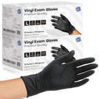 SAFEWAY USA Vinyl Disposable Gloves — Non-Latex and Powder Free, Heavy-Duty Protective and Multi-Purpose Gloves for Cleaning, Food Prep, Tattooing, Lab Works, Mechanics and More — (2000 pcs, Large)