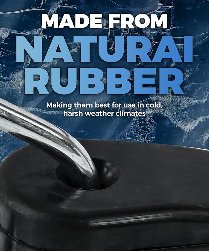 Bungee Cords with Hooks 31" – Heavy Duty Rubber Straps for Trucks, Tarp Tie Downs & Cargo, Outdoor Bungee Straps with Hooks, 10 Pack, 180 lbs Load