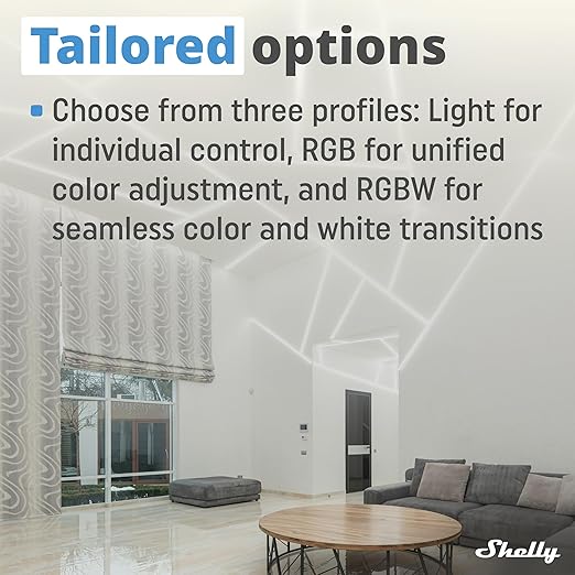 Shelly Plus RGBW PM | WiFi Smart Remote Control for RGBW Led Strips with Power Metering | Home Automation | Bluetooth Gateway | No Hub | Compatible with Alexa & Google Home | iOS Android App