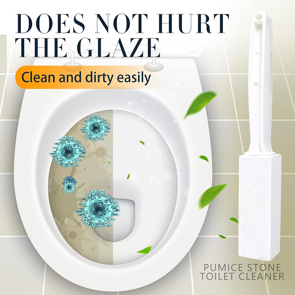 Toilet Cleaner Hard Water Build up Remover with Ergonomic Handle,Toilet Bowl Stain Ring Remover,