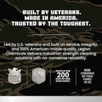 Heavy Concrete Remover Bundle – Non-Corrosive Acid Alternative Dissolves Hardened Concrete, Safe on Metal & Paint, 1 Quart Spray + 1 Gallon Refill