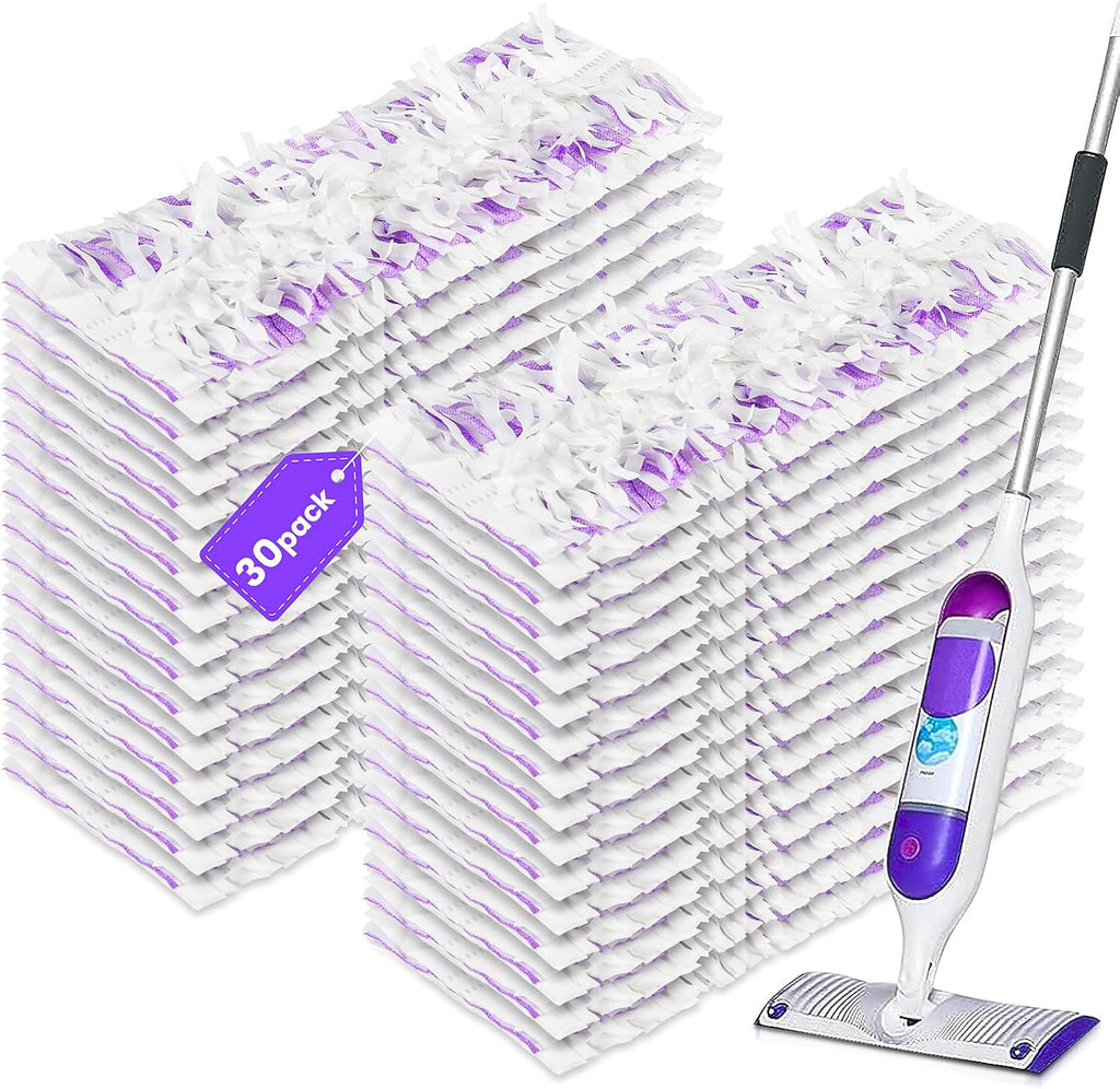 30 Pack Power Mop Mopping Pad Refills for Swiffer PowerMop Multi-Surface Mops, Disposable Replacement Pads Compatible with Swiffer Power Mop for Swiffer Wet Pads Refill