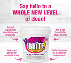 Quick 'n Brite All Purpose Cleaning Paste – Miracle Cleaner for Tough Stains, Biodegradable, Non-Toxic, Pet-Safe, Multi-Surface Stain Remover, Made in USA, 80 Oz