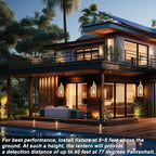 Large Motion Sensor Outdoor Wall Light 20" - Gold Dusk to Dawn Outdoor Lighting, Modern Wall Mount Light Fixture, Waterproof Porch Light Fixture for Outside House Garage, 3 Modes/Anti-Rust