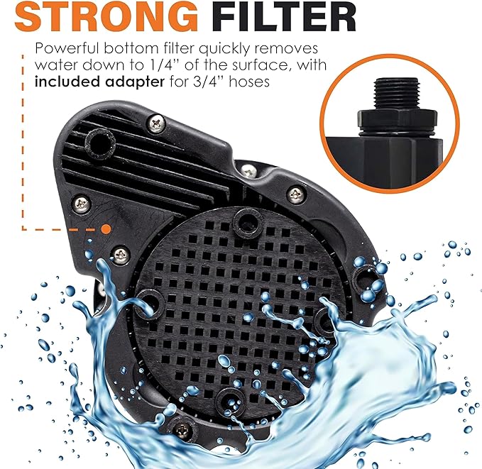 DrainX Tankless Water Heater Flushing Kit with Eco-safe Liquid Descaler Solution, Steel Hoses, 1/6HP Extra Strength Pump
