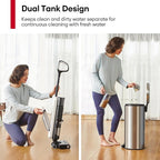 Ultenic Wet Dry Vacuum Cleaner, Cordless Vacuum Mop Combo with Self-Cleaning, 50min Runtime, Smart Mess Detection, Edge Cleaning, LED Display, 3-in-1 Floor Cleaner Machine for Hard Floor, AC1 Elite