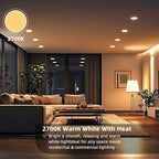 PAR30 Short Neck Halogen Flood Light Bulbs, 120V 75W PAR30 Light Bulb, Dimmable, High Output, E26 Medium Base, 2700K Warm Lighting, 3000 Hours for Recessed Light Bulb(6 Pack)