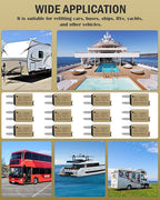 5A Low Profile Mini Fuse Kit– Automotive 5A ATM Manual Reset Circuit Breaker Fuses for Boat, RV, Car, Truck, DC 12V/32V 5 Amp Manual Resettable Blade Assortment Kit with Resettable Fuses