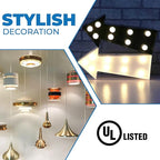 S11 Indicator Incandescent Ceramic White Night Bulb with E26 Base, 7.5W White Light with 40 Lumen Brightness, Perfect for Home Decor, Pack of 20