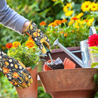 Leather-Gardening-Gloves for Women,Thorn-Proof Work-Gloves for Weeding,Digging,Planting,Pruning Yard garden Gloves