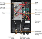 18kW Tankless Water Heater Electric 240V WINTEMP, On Demand Instant Hot Water Heater, Up to 4.3 GPM, with LED Temperature Display, Whole House Hot Water Supply, WiFi Control, ETL Certified
