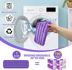 2 Pack Upgraded Reusable Mop Pads Compatible with Swiffer PowerMop, Mop Refill Pads Replacement for Swiffer Power Mop Spray Mop Pads for Multi-Surface Floor Cleaning, Quality Updated Cationic Material