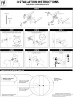 Mega Handles Ronn Entrance Entry Lever Door Handle Heavy Duty Round Locking Lever Set for Left or Right-Handed Doors, Interior/Exterior Door Levers - Satin Brass (2 Pack) Keyed Alike