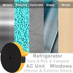 Sliding Door Seal - Weather and Soundproof Strip, 1" W x 1/16" T x 33Ft