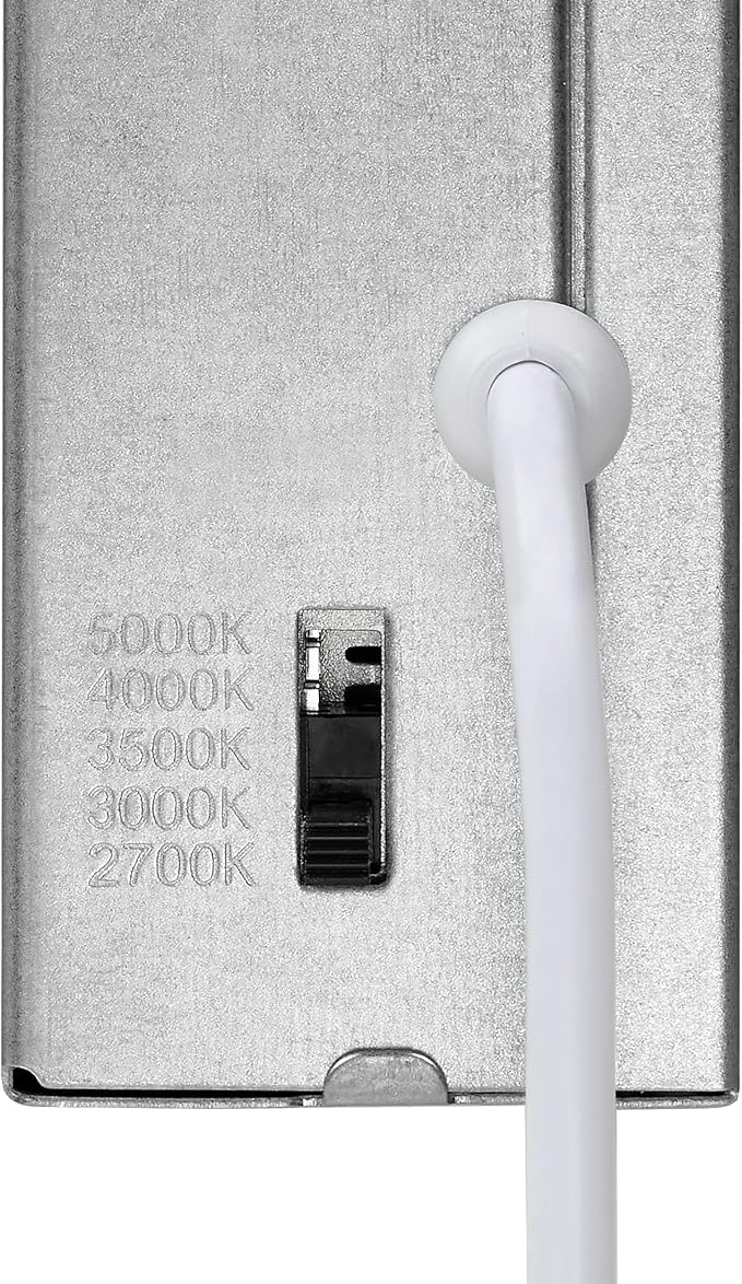 Maxxima 4 in. Ultra Thin Recessed Anti-Glare LED Downlight, Canless IC Rated, 1000 Lumens, 5 Color Temperature Selectable 2700K/3000K/3500K/4000K/5000K, Dimmable, Bronze Trim, 90 CRI, J-Box Included