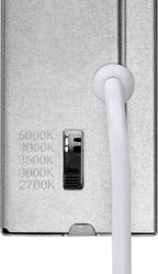 Maxxima 4 in. Ultra Thin Recessed Anti-Glare LED Downlight, Canless IC Rated, 1000 Lumens, 5 Color Temperature Selectable 2700K/3000K/3500K/4000K/5000K, Dimmable, Bronze Trim, 90 CRI, J-Box Included