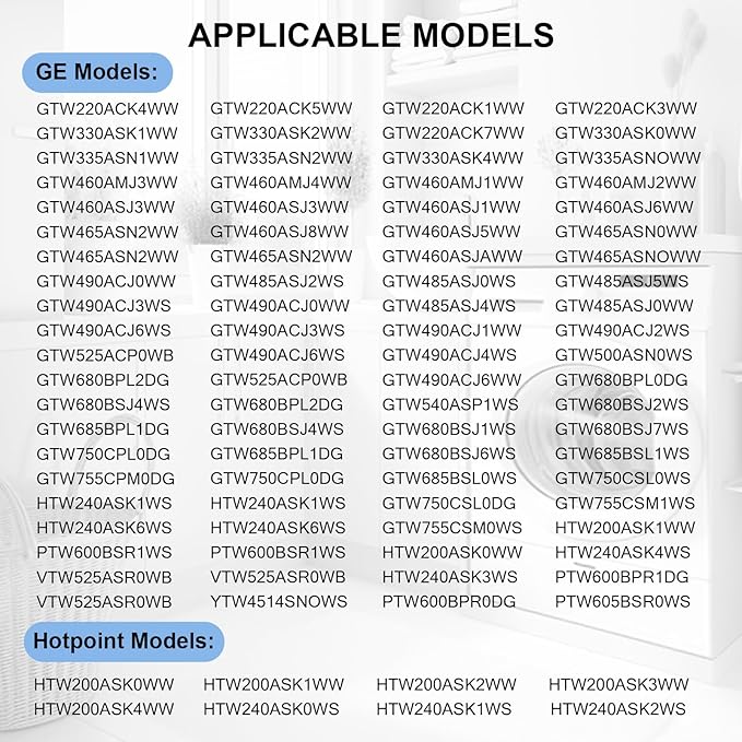 WH03X30517 GE Washer Shift Actuator - Washing Machine Compatible with GE and Hotpoint Models Replaces WH05X25036, AP7014559, PS16554752