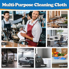 FIXSMITH Microfiber Cleaning Cloth, Pack of 12, Shop Towels Bulk, Microfiber Towels for Cars, Lint Free, Scratch-Free Cleaning Cloths, Cleaning Rags for Housekeeping, 11.5 x 11.5 inch