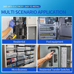 C250 2-Pole 50-Amp Circuit Breaker, Type 3/4-Inch Plug-On Molded Case Circuit Breaker, Thermal Magnetic Protection, 10 KAIC, 120/240V, for Load Centers(5-Years Warranty)