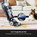 Eureka Upright Vacuum Cleaner for Carpet and Hard Floor,Powerful Vacuum With Dual Cyclone Suction,Swivel Steering,Anti-Tangle,Large Dust Cup,NEU612BL, Blue