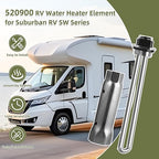 520900 RV Water Heater Element for Suburban RV SW Series Electric Water Heater, Replacement of 232794 520789 SU520789 Heating Element, Screw-in Gasket 1440W 120V with Wrench Socket